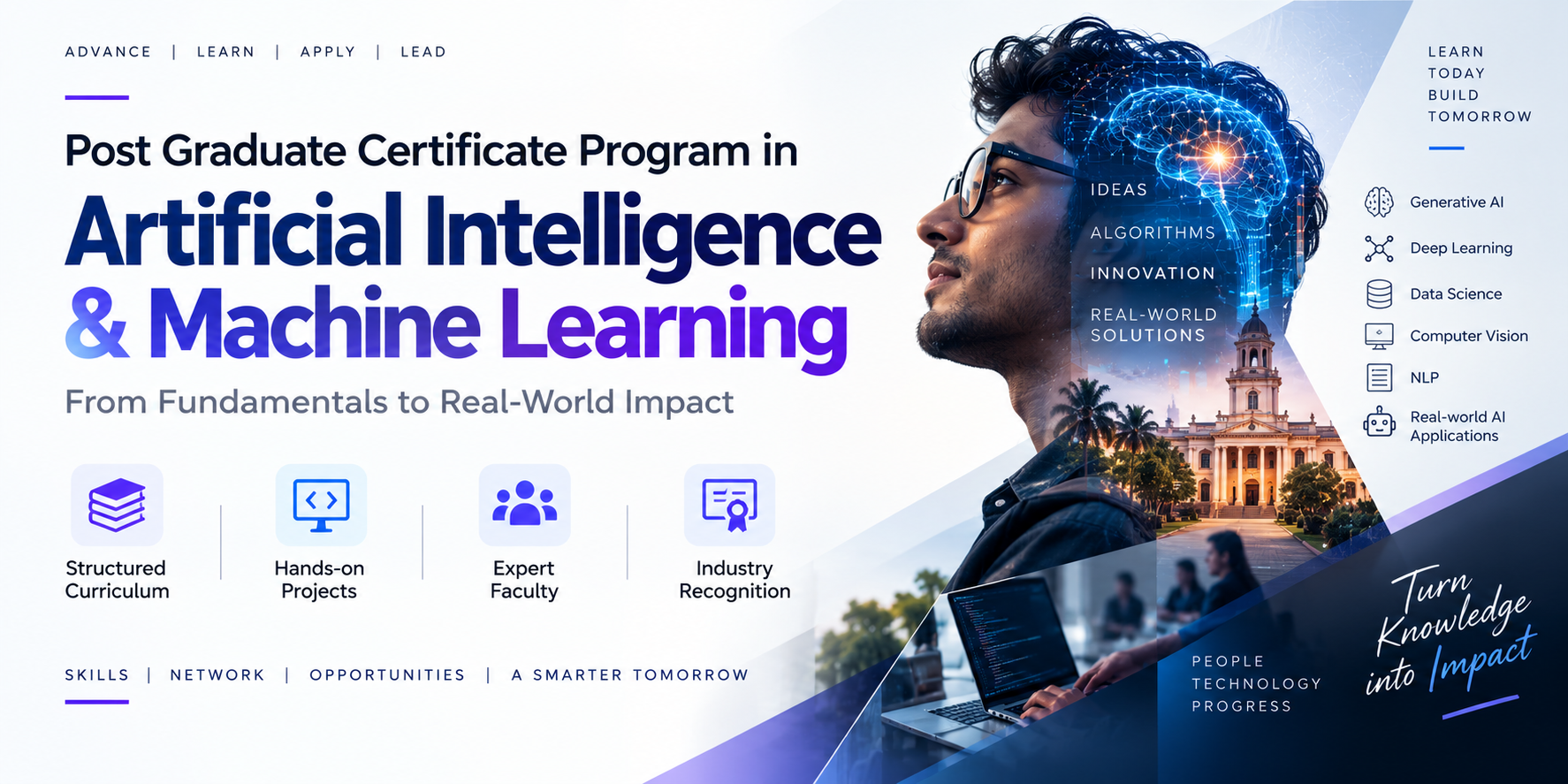Post Graduate Certificate Program in Artificial Intelligence & Machine Learning